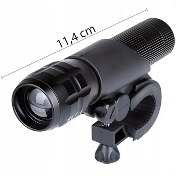  Lampka rowerowa przednia na baterie LED do 100 m - zdj. dodatkowe 2