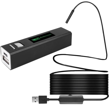  Kamera endoskopowa do telefonu 8 LED 4 końcówki Full HD Wi-Fi Android iOS - zdj. dodatkowe 1