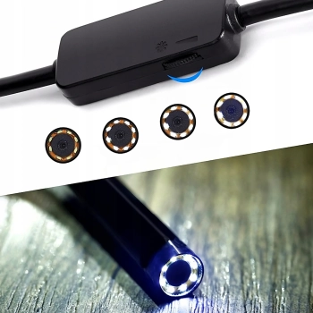 Kamera endoskopowa do telefonu 8 LED 4 końcówki Full HD Wi-Fi Android iOS - zdj. dodatkowe 3