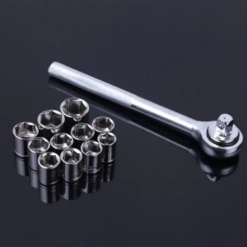  Zestaw kluczy nasadowych nasadek z grzechotką - 40 el. - zdj. dodatkowe 2