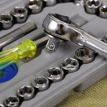  Zestaw kluczy nasadowych nasadek z grzechotką - 40 el. - zdj. dodatkowe 3