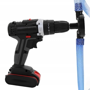  Pompa pompka do wody paliwa oleju na wiertarkę 12-24V 25 l/min - zdj. dodatkowe 1