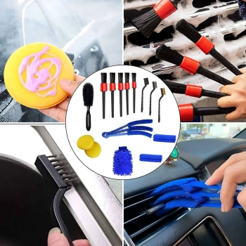  Zestaw akcesoriów detalingowych do czyszczenia samochodu - 15 el. - zdj. dodatkowe 1