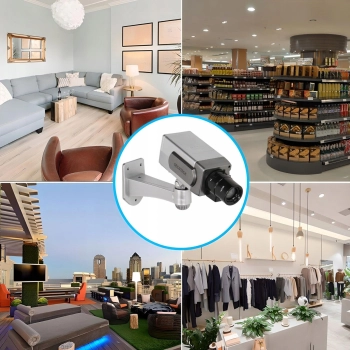  Atrapa kamery do monitoringu z migającą diodą LED - zdj. dodatkowe 3