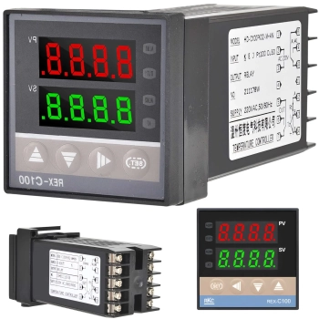 Regulator termostat sterownik temperatury do pieca CO wentylatora grzałki 230 V