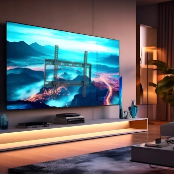  Uchwyt wieszak ścienny do telewizora TV regulowany do 75 kg 40-80'' - zdj. dodatkowe 1