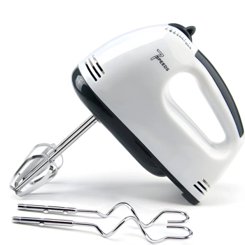 Mikser robot kuchenny ręczny 7 prędkości 4 końcówki 260 W