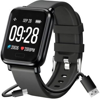 Smartwatch zegarek sportowy wodoodporny stoper tętno ciśnienie GPS IPS 1.3''