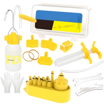 Zestaw narzędzi do odpowietrzania hamulców rowerowych Shimano Tektro - 30 el.