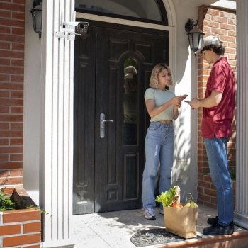  Kamera bezprzewodowa zewnętrzna z detekcją ruchu Wi-Fi IP Full HD 20 LED - zdj. dodatkowe 2