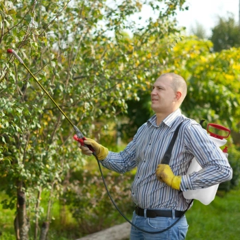  Opryskiwacz ogrodowy ręczny ciśnieniowy 5 l - biało czerwony - zdj. dodatkowe 2