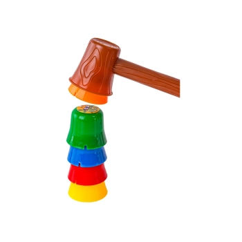 Gra zręcznościowa na refleks ZBUDUJ WIEŻĘ KUBKI, Ułóż kolorowe kubeczki
