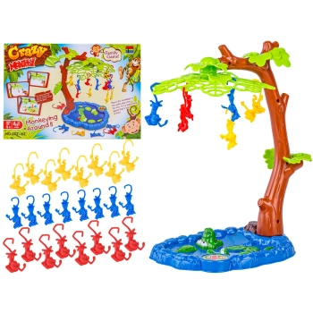 Gra zręcznościowa Crazy Monkey SPADAJĄCE MAŁPKI Skaczące Małpy, Drzewko