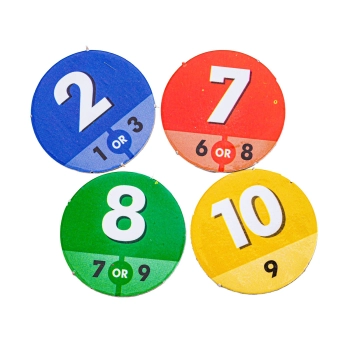 Edukacyjna Gra Logiczna, Planszowa, Nauka Liczenia, Matematyka Kolory