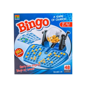 Gra Rodzinna, Towarzyska BINGO Loteria, Maszyna Losująca + Karty