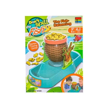 Zabawna gra zręcznościowa KOSZ RYBEK Balansujące rybki Koszyk Don't spill the Fish
