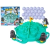 Rodzinna gra zręcznościowa, planszowa PINGWINKOWE PIŁKARZYKI, Piłka nożna "Penguins, Set, Go!"