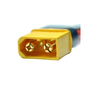 Gniazdo XT60 z osłoną oraz z przewodem - Amass - Żeński 100mm (female)