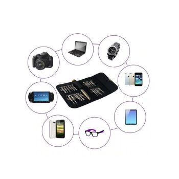 Zestaw precyzyjnych wkrętaków, śrubokrętów - 25w1 końcówek w etui