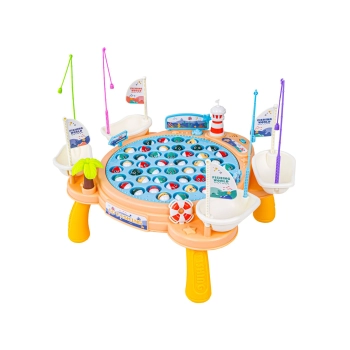 Zręcznościowa gra rodzinna - wędkowanie, łowienie rybek Stolik