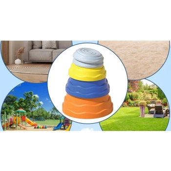 Ścieżka Sensoryczna Dla Dzieci KAMIENIE BALANSUJĄCE 5 Szt Równowaga Trening Równowagi