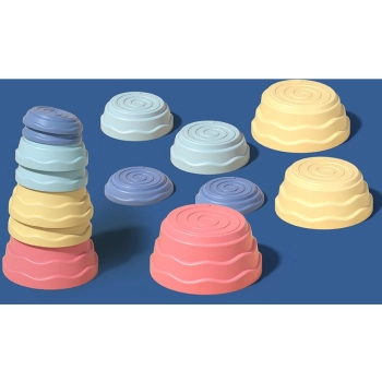 Ścieżka Sensoryczna Dla Dzieci KAMIENIE BALANSUJĄCE 7 Szt Równowaga Trening Równowagi