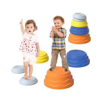 Ścieżka Sensoryczna Dla Dzieci KAMIENIE BALANSUJĄCE 7 Szt Równowaga Trening Równowagi