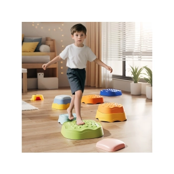 Ścieżka Sensoryczna Dla Dzieci KAMIENIE BALANSUJĄCE 5 Szt Równowaga Trening Równowagi