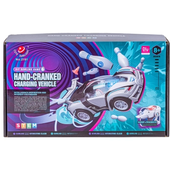 DIY Zbuduj To Sam Samochód Auto Dynamo Pilot + Kręgle Zabawka edukacyjna dla dzieci