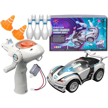 DIY Zbuduj To Sam Samochód Auto Dynamo Pilot + Kręgle Zabawka edukacyjna dla dzieci