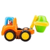 Zestaw 4 Pojazdów Z Napędem, Pojazdy Budowlane, Traktor, Koparka, Wywrotka, Betoniarka