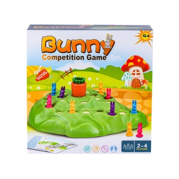 Rodzinna Gra Planszowa WYŚCIGI KRÓLICZKÓW, Wyścig Po Marchewkę, Bunny Gam