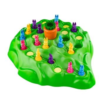 Rodzinna Gra Planszowa WYŚCIGI KRÓLICZKÓW, Wyścig Po Marchewkę, Bunny Gam