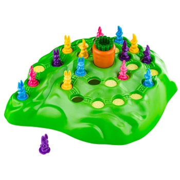 Rodzinna Gra Planszowa WYŚCIGI KRÓLICZKÓW, Wyścig Po Marchewkę, Bunny Gam