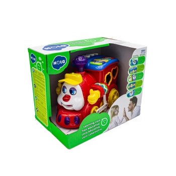 Kolorowa Lokomotywa, Ciuchcia Sorter Klocki Dźwięk Hola