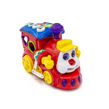 Kolorowa Lokomotywa, Ciuchcia Sorter Klocki Dźwięk Hola