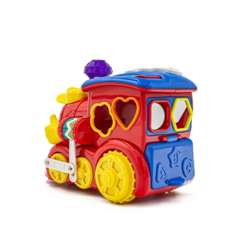 Kolorowa Lokomotywa, Ciuchcia Sorter Klocki Dźwięk Hola