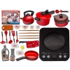 Zestaw Kuchenny Do Gotowania, Czajnik, Patelnia, Akcesoria 24 Elementy