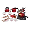 Zestaw Kuchenny Do Gotowania, Czajnik, Patelnia, Akcesoria 24 Elementy