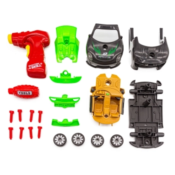 Samochód sportowy Porsche do rozkręcania i skręcania Wkrętarka