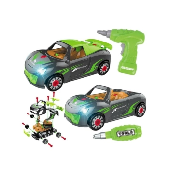 Samochód sportowy Porsche do rozkręcania i skręcania Wkrętarka