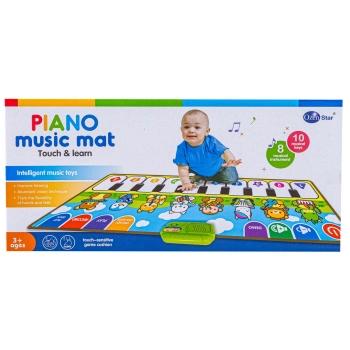 Edukacyjna, Muzyczna Mata Dla Dzieci, Pianino - Muzyka, Instrumenty 80x30cm