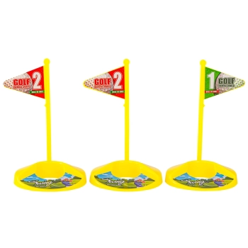 Mini golf, Zestaw dla dzieci do gry w mini golfa, Plansza + Kije + Akcesoria