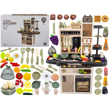 Multifunkcyjna Kuchnia Z Jajowarem - Para I Dźwięk BEŻOWO-SZARA