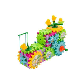 Klocki Edukacyjne, Konstrukcyjne 78 Elementów Ciuchcia