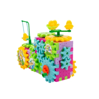 Klocki Edukacyjne, Konstrukcyjne 78 Elementów Ciuchcia