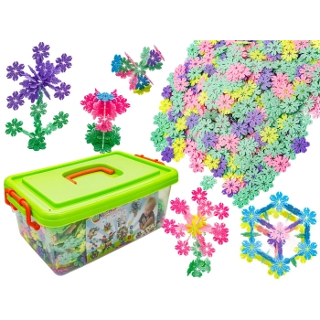 Klocki Konstrukcyjne, Rzepy, Kreatywne Rzepki Czepki Płatki Śniegu ok. 2500 Sztuk 3,1CM