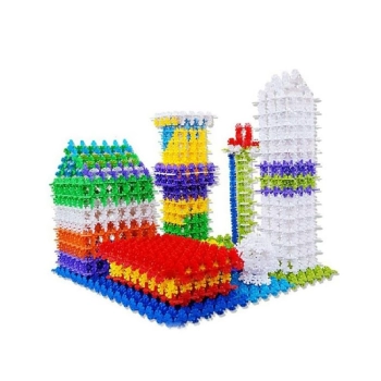 Klocki Konstrukcyjne, Rzepy, Kreatywne Rzepki Czepki Płatki Śniegu ok. 1000 Sztuk 3,1CM