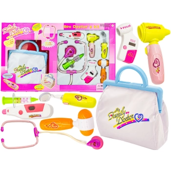 Zestaw Małego Doktora - Torebka, Stetoskop, Strzykawka