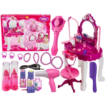 Toaletka dla Małej Księżniczki - dźwięki, światło, akcesoria, gniazdo MP3